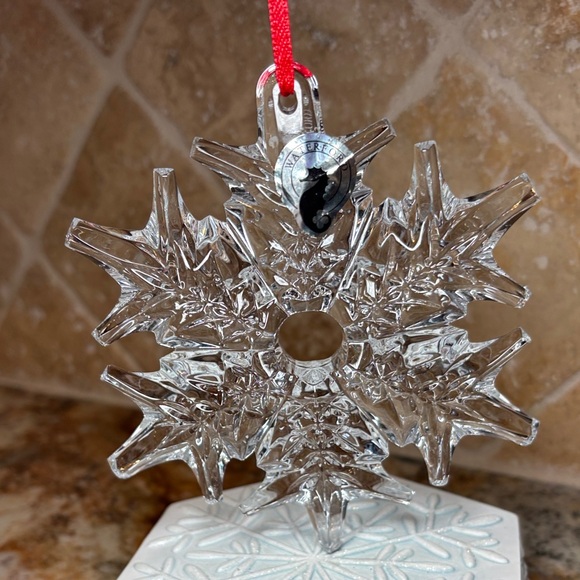 Waterford Crystal Other - Large Waterford Crystal Snowflake Ornament 4 inches